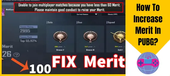 How To Increase Merit In PUBG