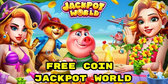 Add a heading 1 FREE COIN JACKPOT WORLD