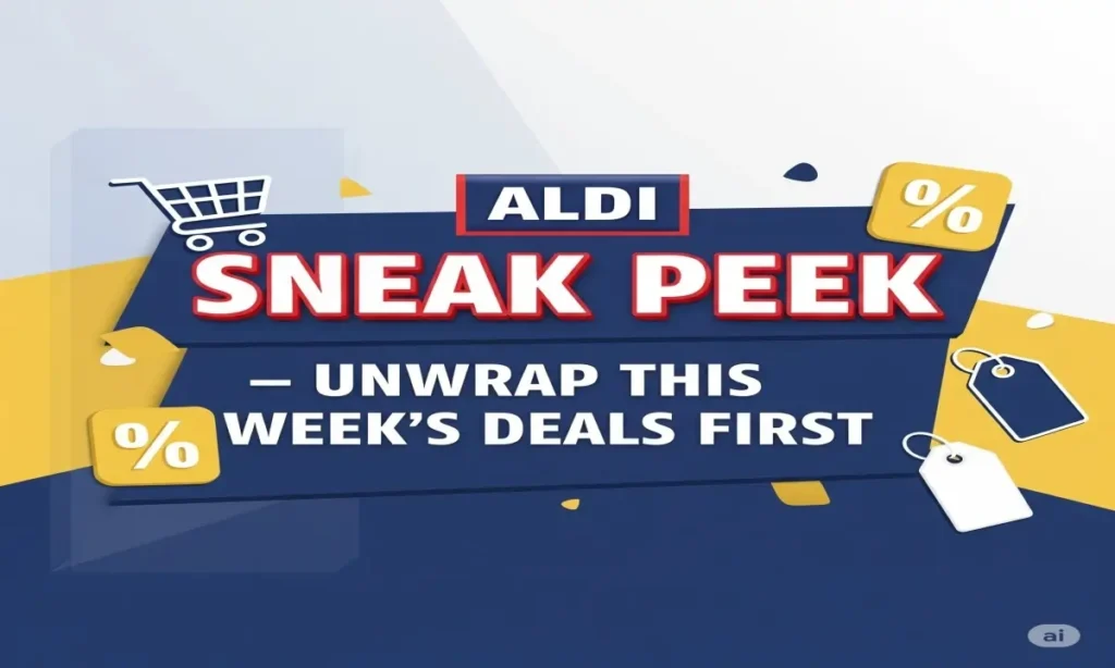 aldi sneak peek